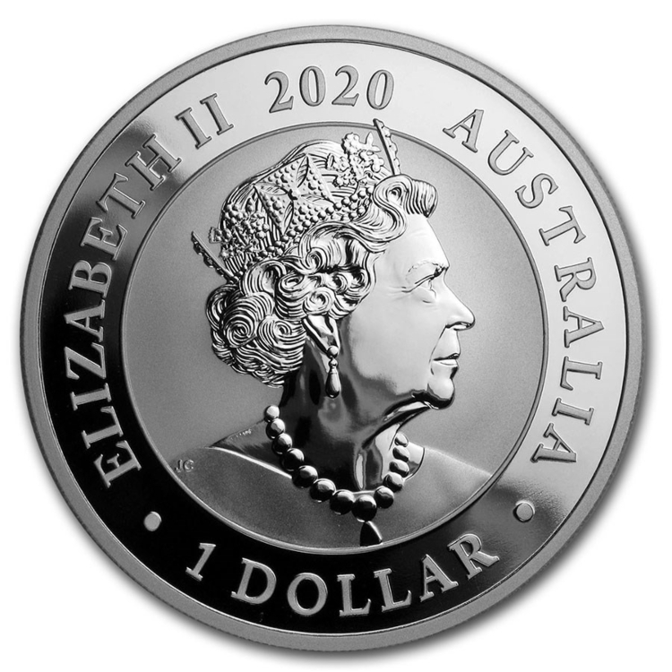 1 troy ounce zilveren munt zwaan 2020