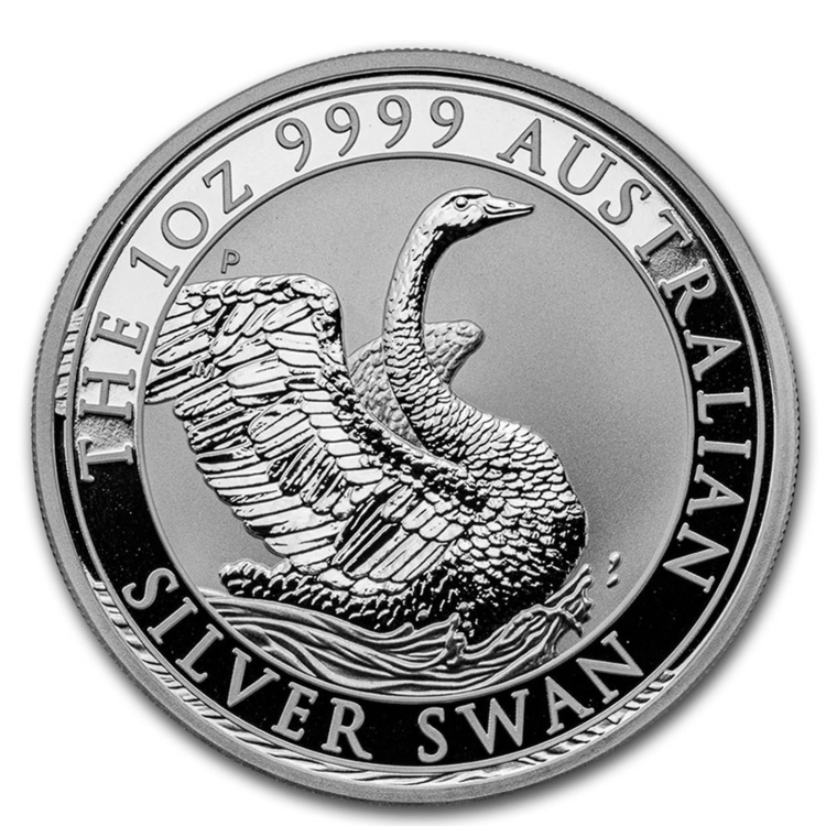 1 troy ounce zilveren munt zwaan 2020
