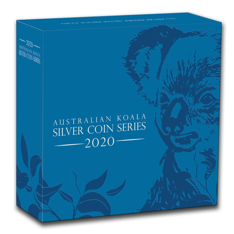 5 Troy ounce zilveren munt Koala 2020 Proof