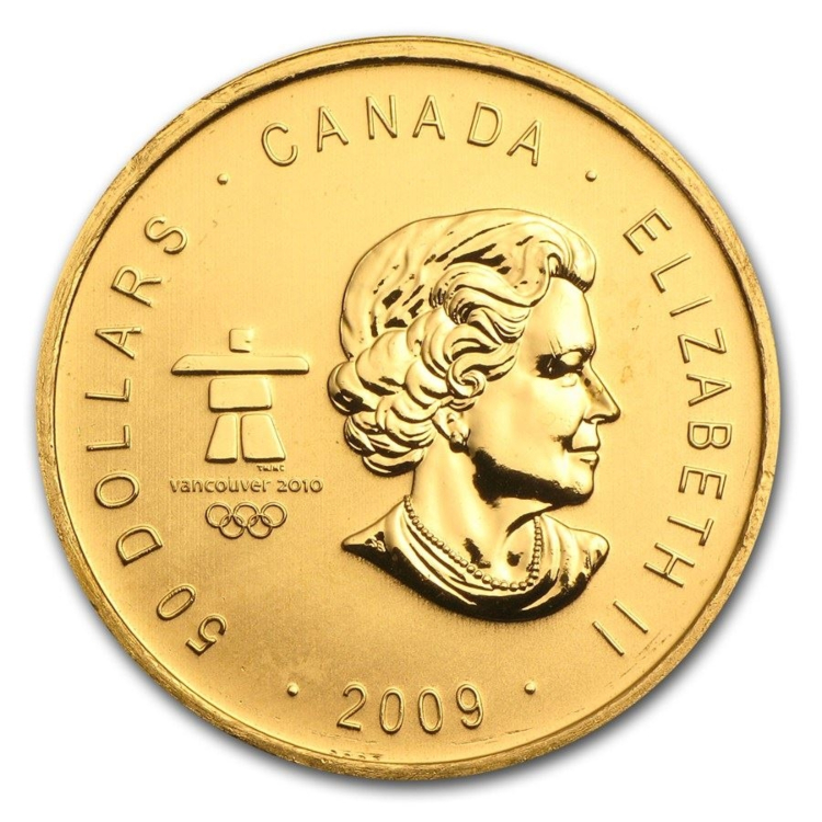 1 Troy ounce gouden munt Vancouver 2009