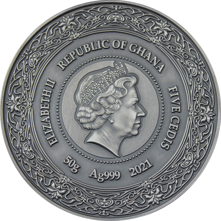 Zilveren munt Eir godin van de gezondheid 2021