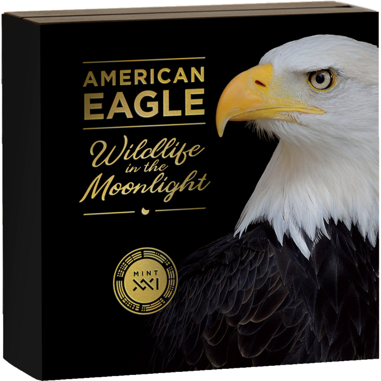 2 troy ounce zilveren munt American Eagle antieke afwerking 2022