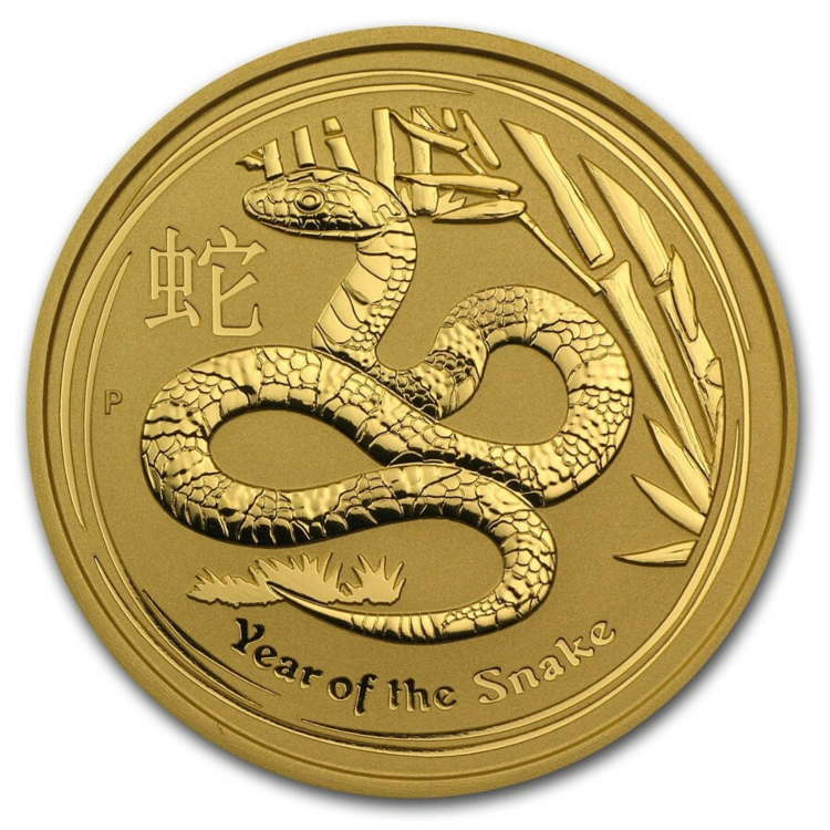 2 Troy ounce gouden munt Lunar 2013