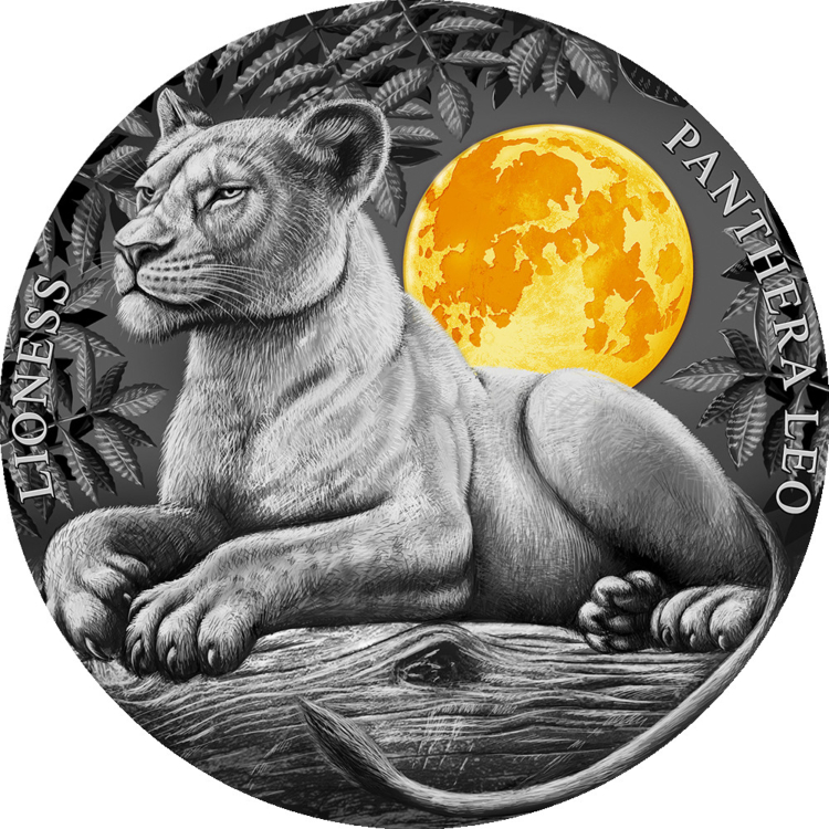 2 troy ounce zilveren munt leeuwin 2021