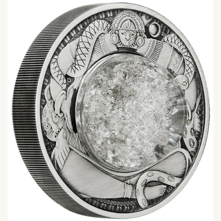 2 troy ounce zilveren munt tranen van de maan 2021