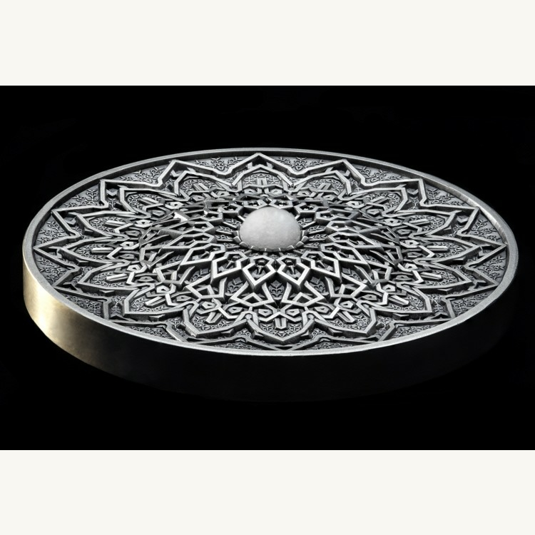 3 troy ounce zilveren munt mandala art VI 'Persian'