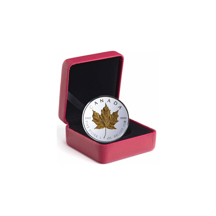3 Troy ounce zilveren munt Maple Leaf 40th Anniversary 2019 Proof