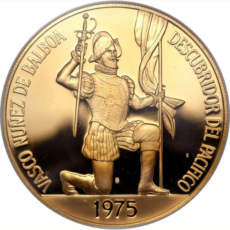 Gouden munt 500 Balboas 1975