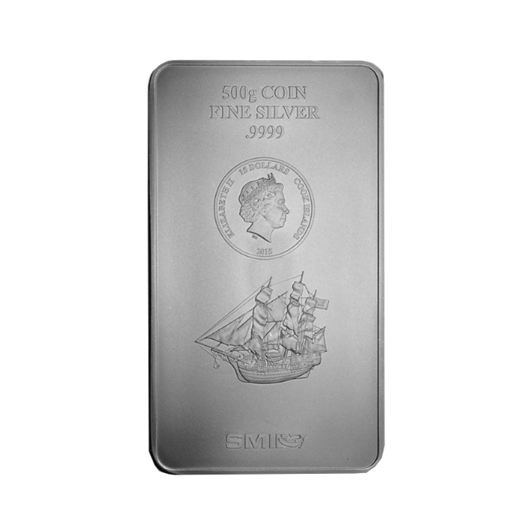 500 Gram zilveren muntbaar Cook Islands
