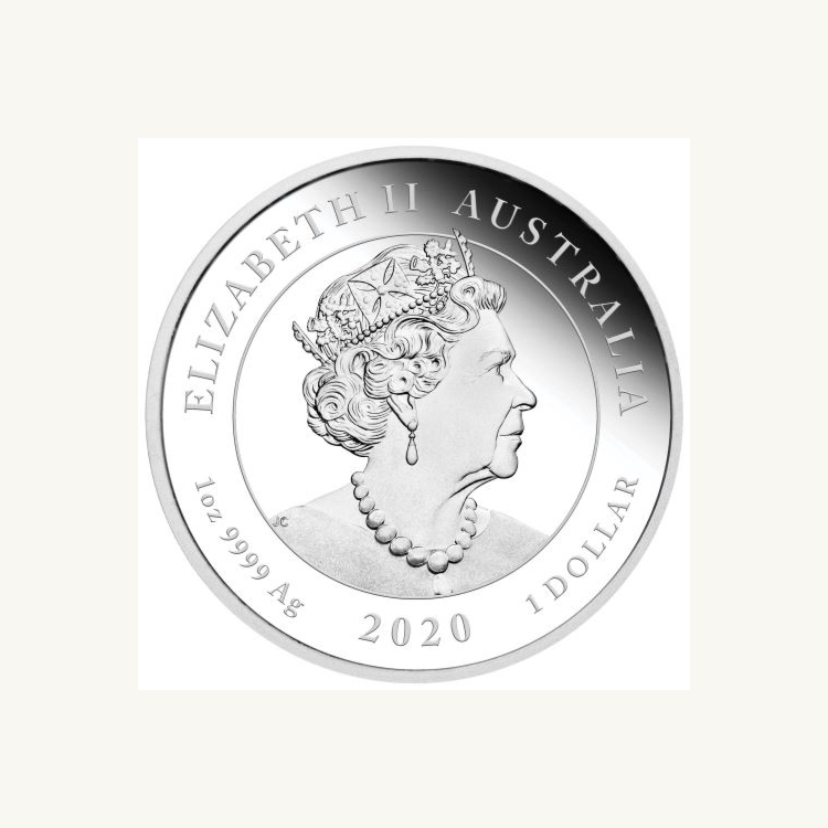 1 Troy ounce zilveren munt Double Dragon Proof 2020