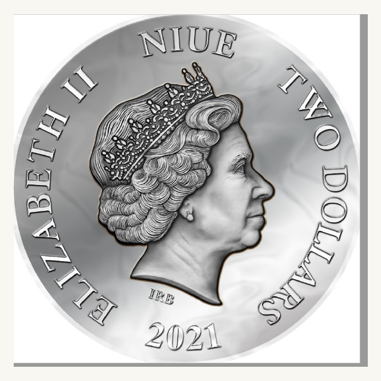 Zilveren munt Euryale Dark Beauties 2021