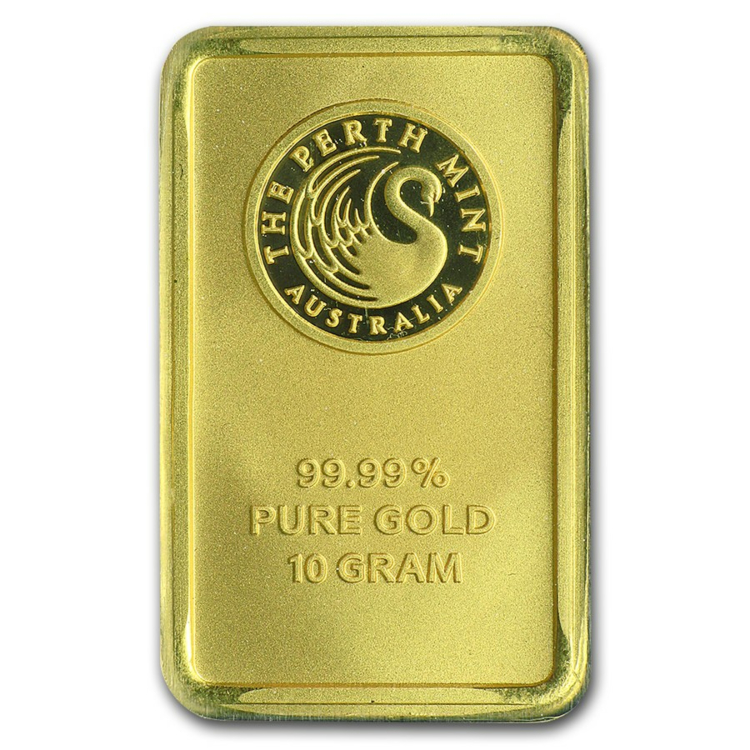 10 gram goudbaar van Perth Mint