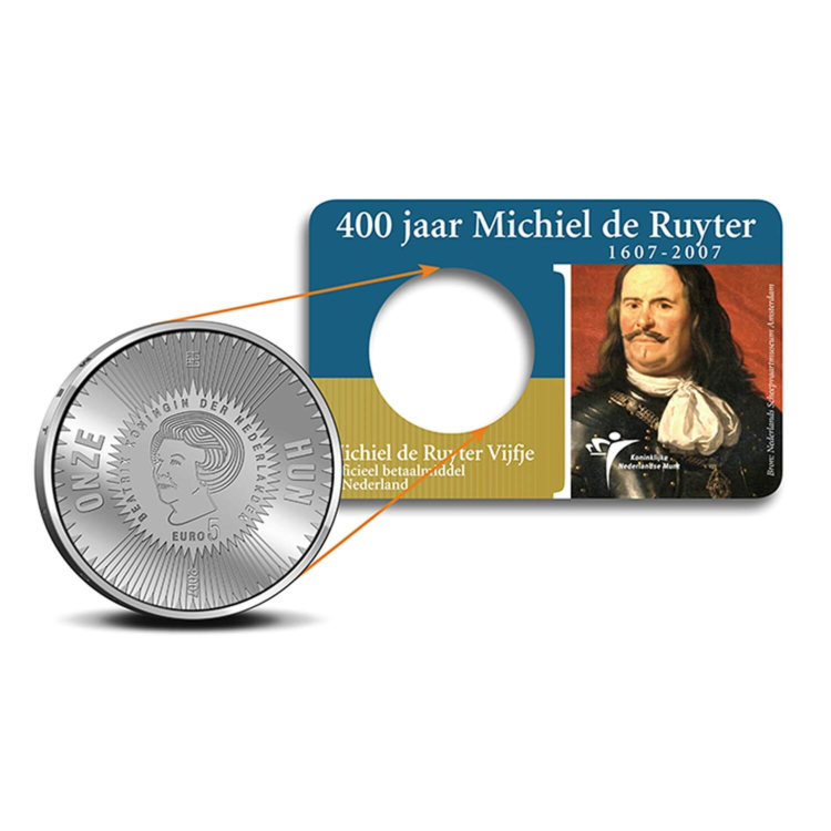 10 x Michiel de Ruyter coincard 2007