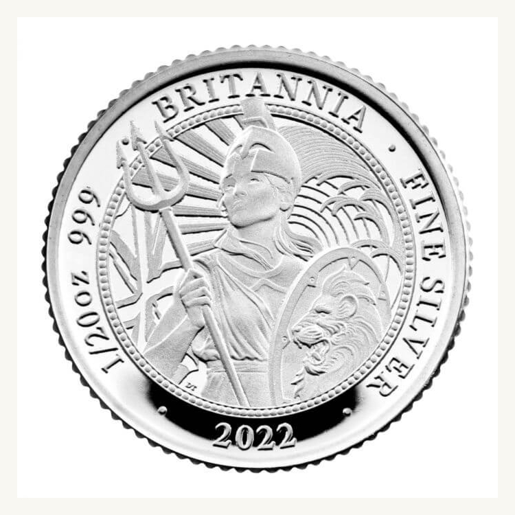 6-delige zilveren Britannia set 2022 Proof