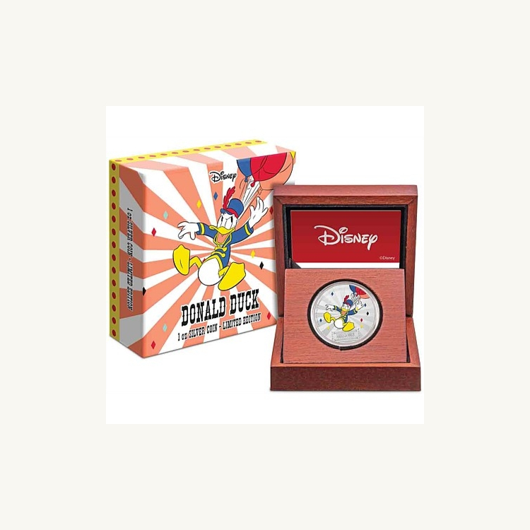 1 Troy ounce zilveren munt Disney - Carnival Donald Duck 2019