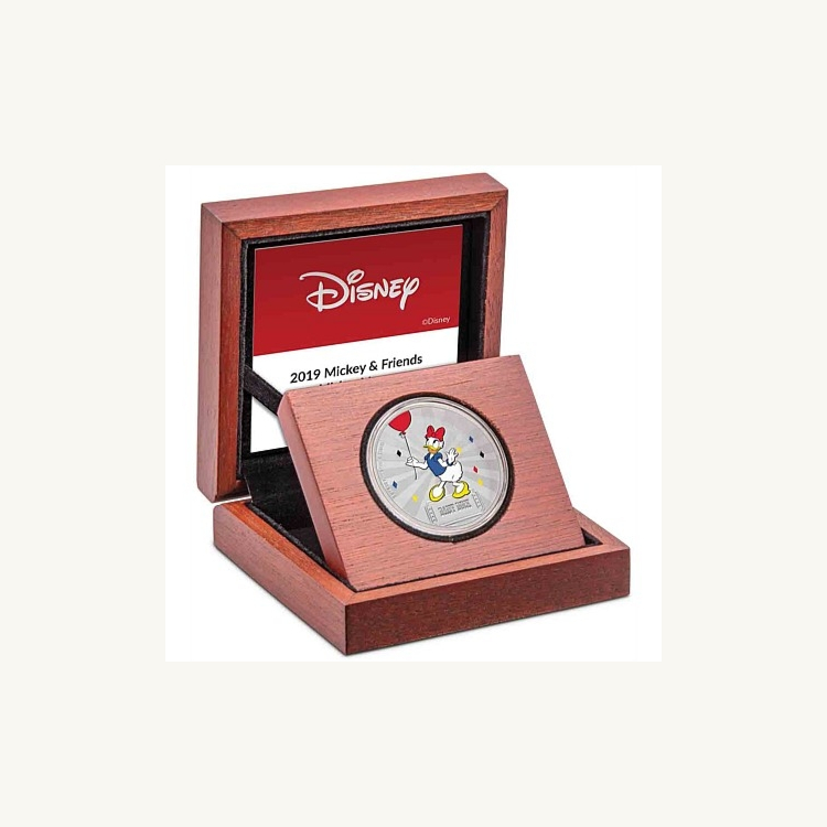 1 Troy ounce zilveren munt Disney Daisy Duck 2019