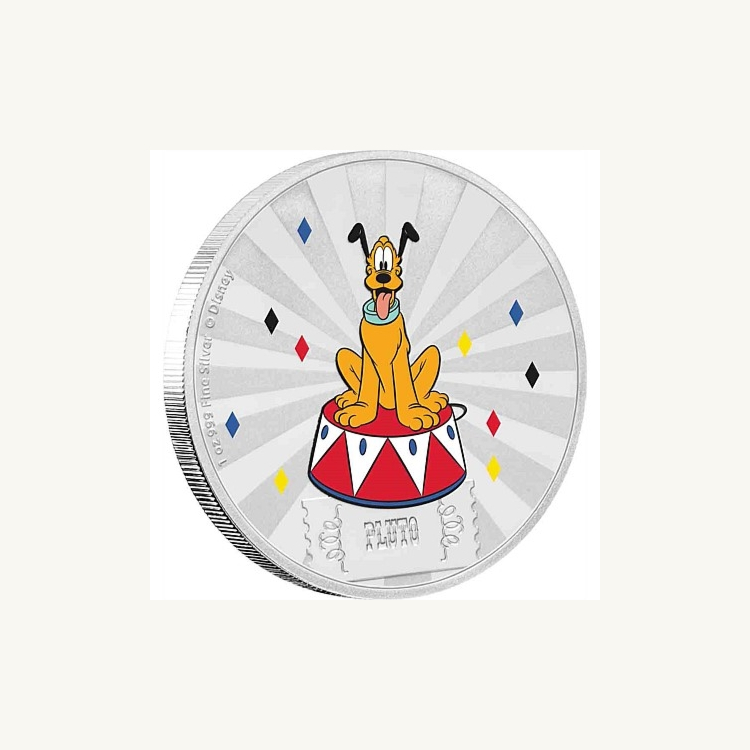 1 Troy ounce zilveren munt Disney - Carnival Pluto 2019