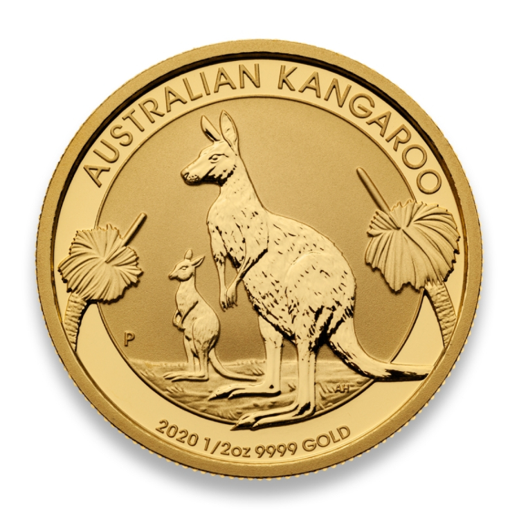 1/2 Troy ounce gouden munt Kangaroo 2020