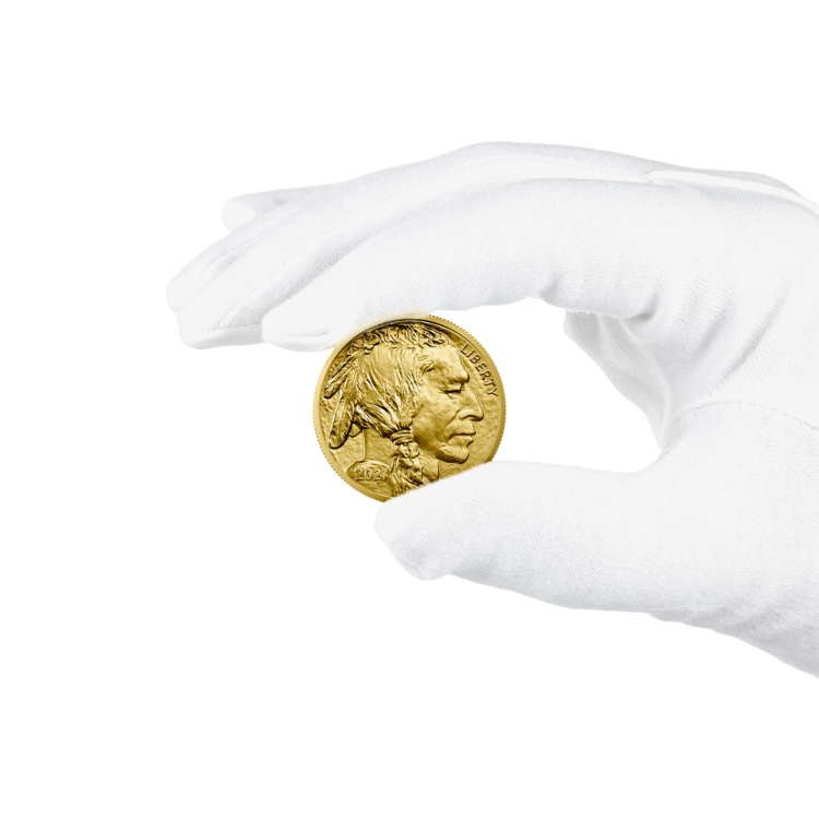  1 troy ounce gouden American Buffalo munt