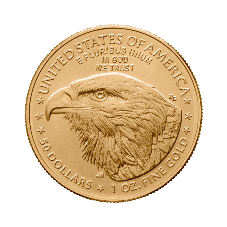 Design gouden American Eagle munt