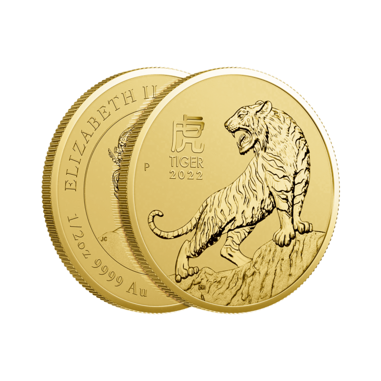 Gouden Lunar munt