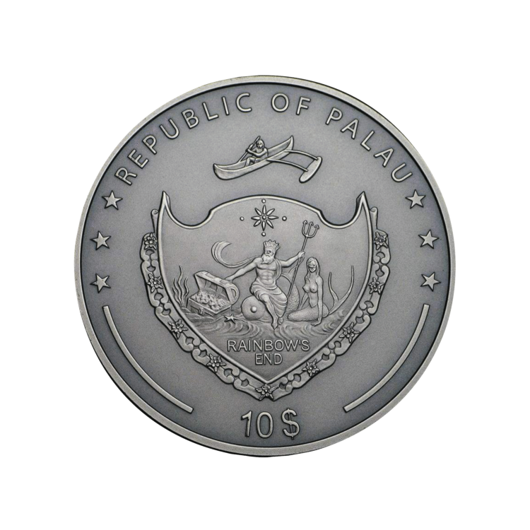Design zilveren Minotaurus munt 2016