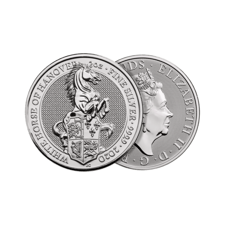 2 Troy ounce silver coin Queens Beasts White Horse | The Silver