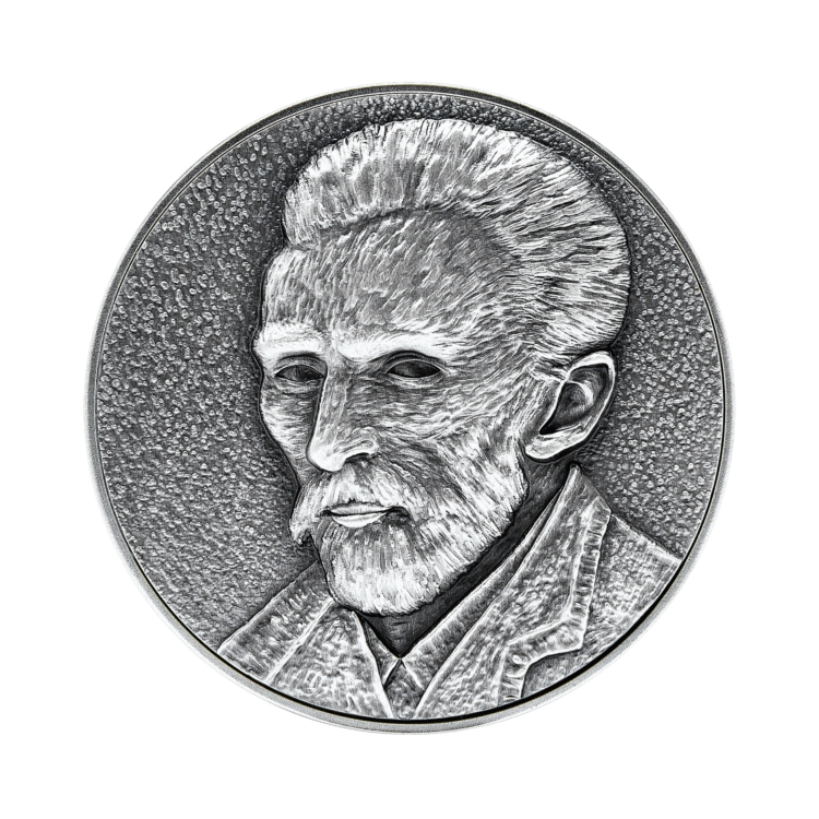 Ontwerp zilveren Van Gogh munt