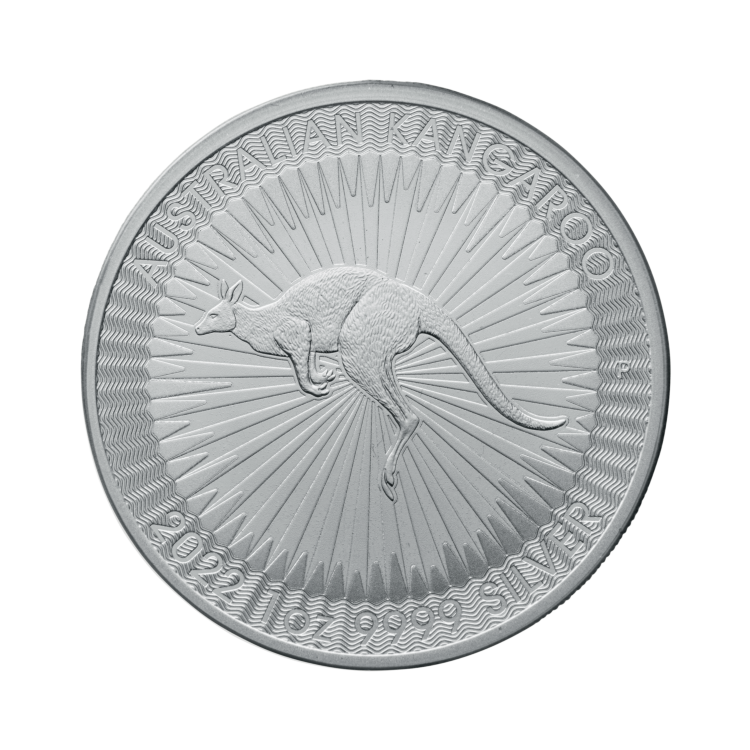 Ontwerp zilveren Kangaroo munt 2022