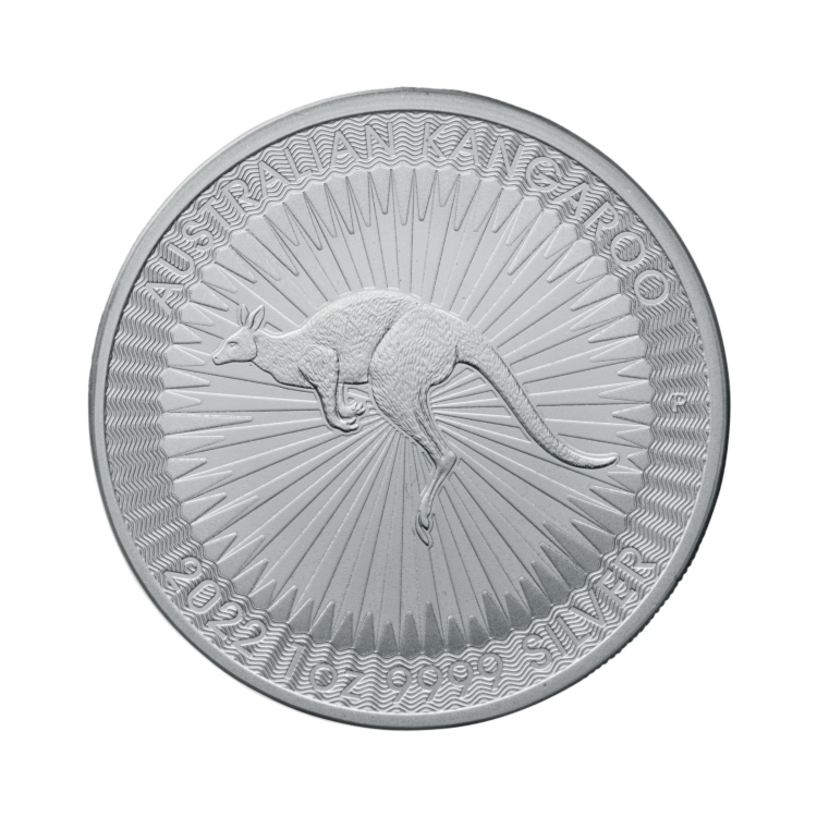Ontwerp zilveren Kangaroo munt