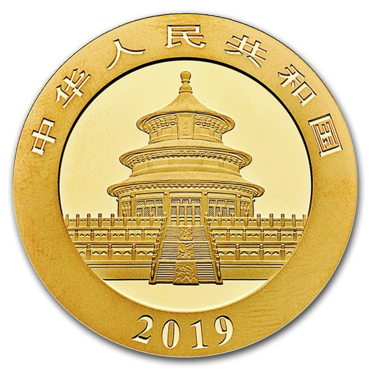 3 Gram gouden munt Panda 2019