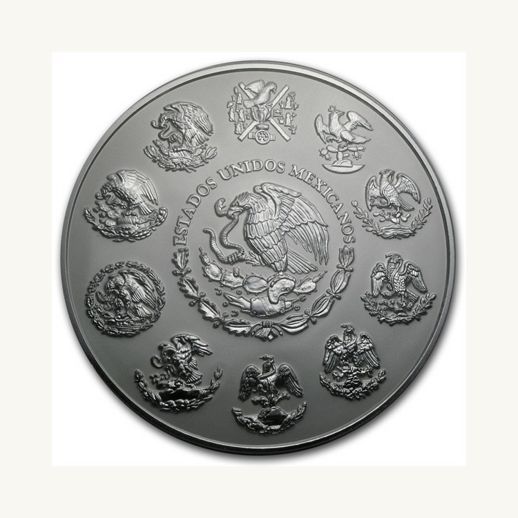1 kilo zilver proof munt Azteken kalender 2009