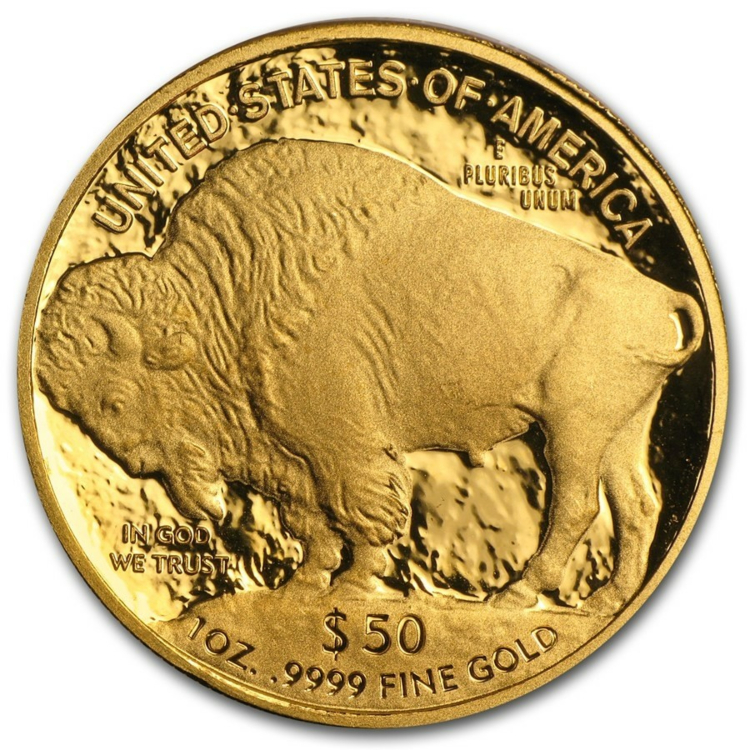 1 Troy ounce gouden munt Buffalo proof 2006