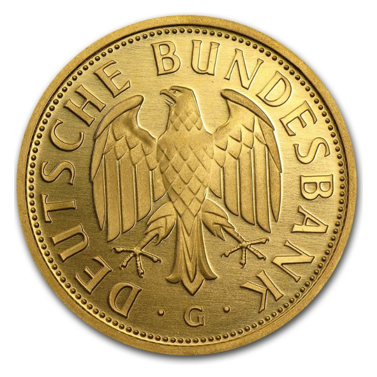 Gouden munt Duitse Mark 2001