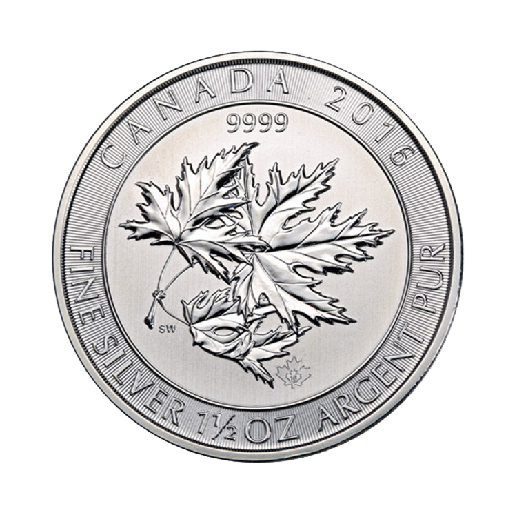 1.5 troy ounce zilveren munt divers