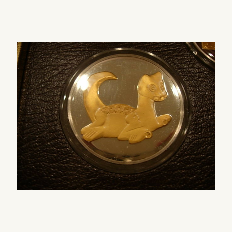 El Dorado zilveren penningen van de Franklin Mint