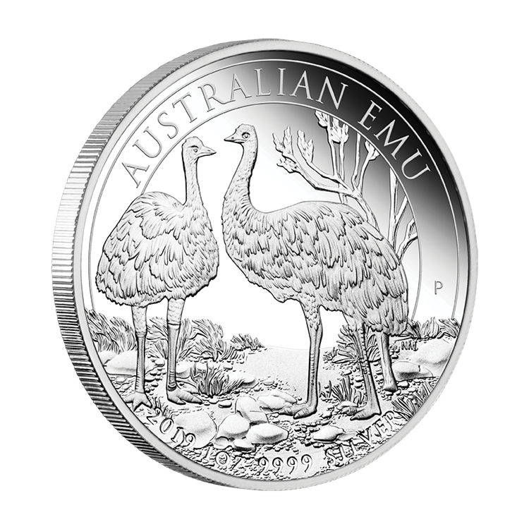 1 Troy ounce zilveren munt Emoe 2019 Proof
