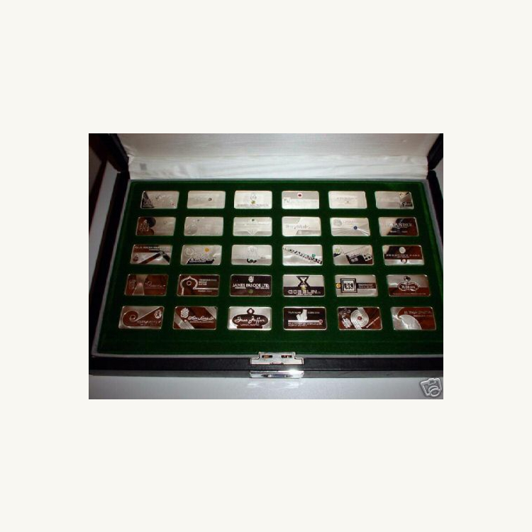 Gemstones of the World - Franklin Mint set zilver