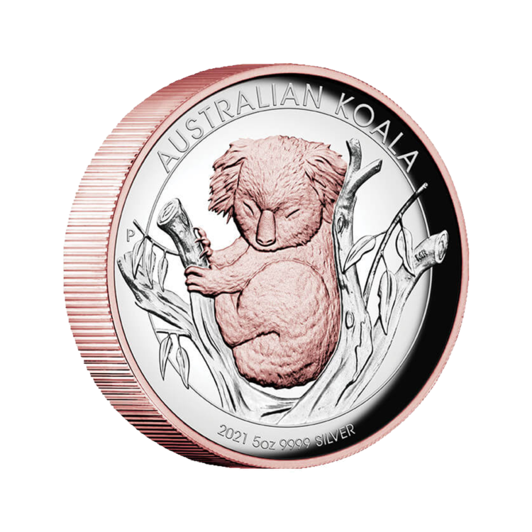 Ontwerp zilveren Koala munt