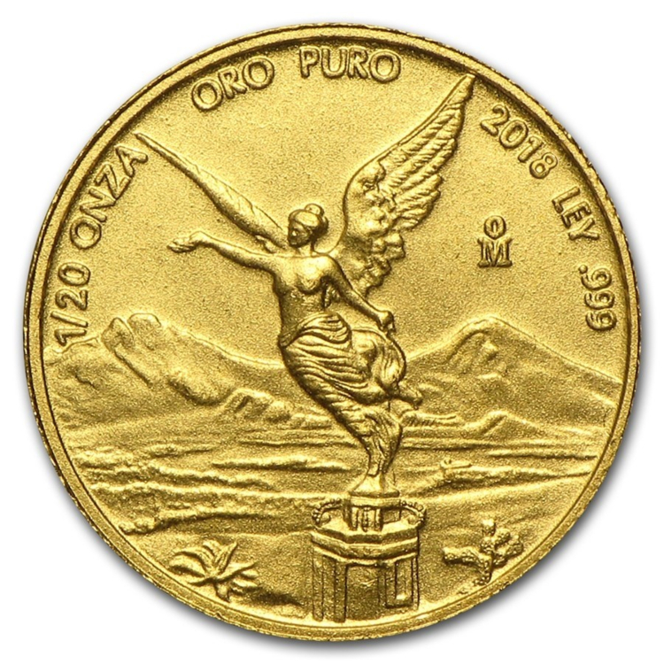 1/20 Troy ounce gouden munt Mexican Libertad