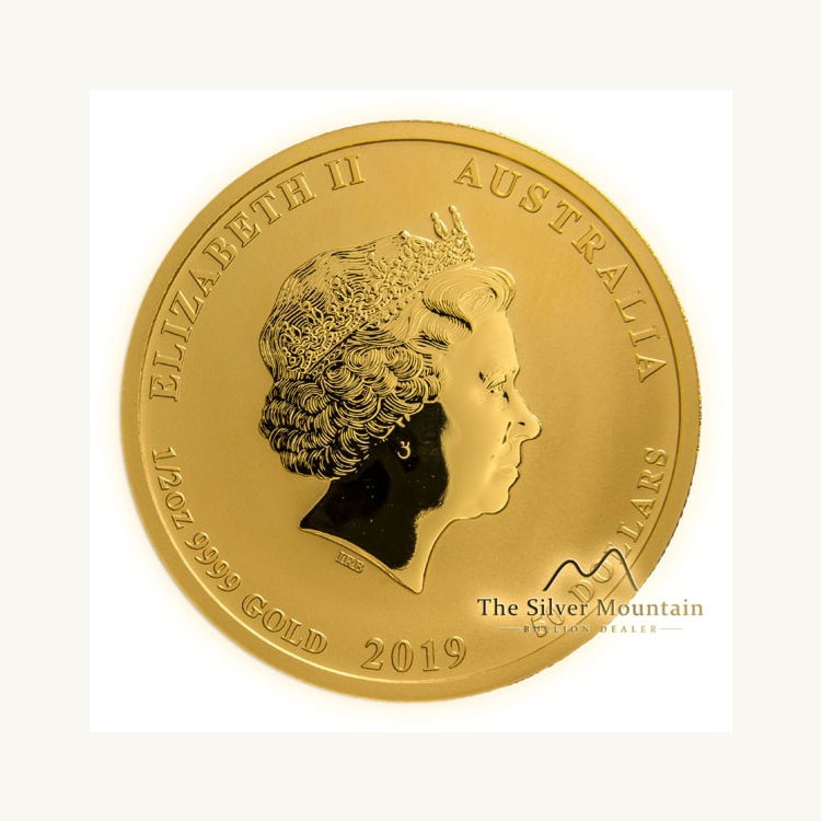 1/2 Troy ounce gouden munt Lunar 2019