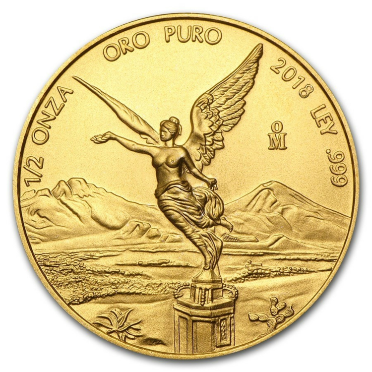 1/2 Troy ounce gouden munt Mexican Libertad 2018