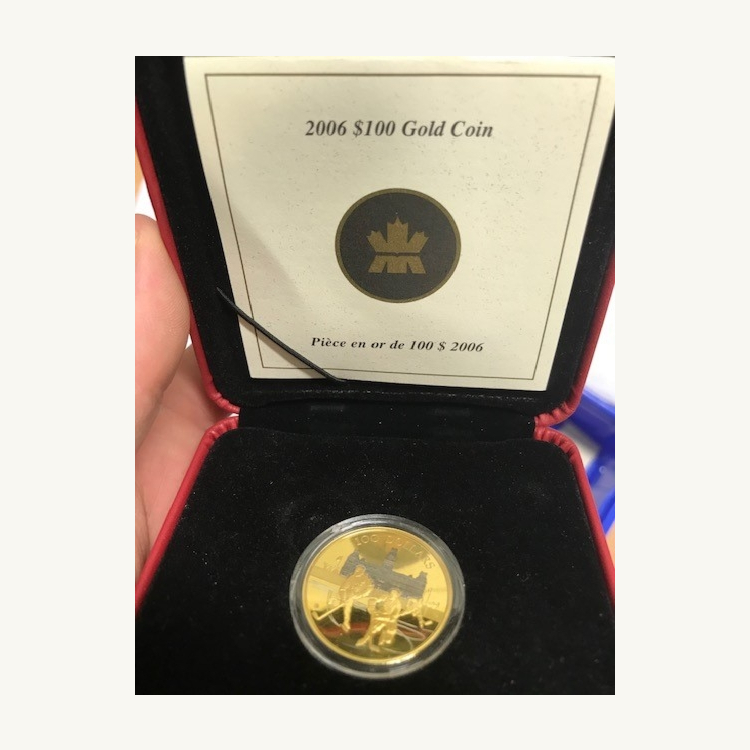 Gouden munt 100 Dollar Canada 2006