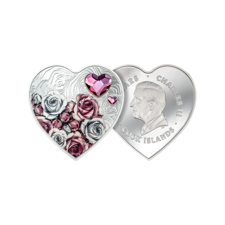 Design 20 gram zilveren munt Brilliant Love 