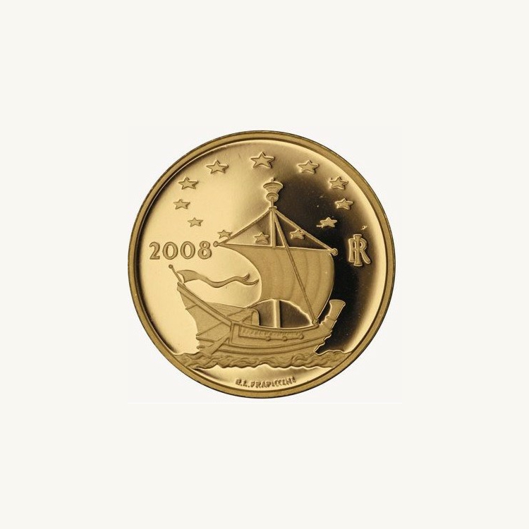 Gouden munt 20 Euro Italië 2008 - Johannes Vermeer