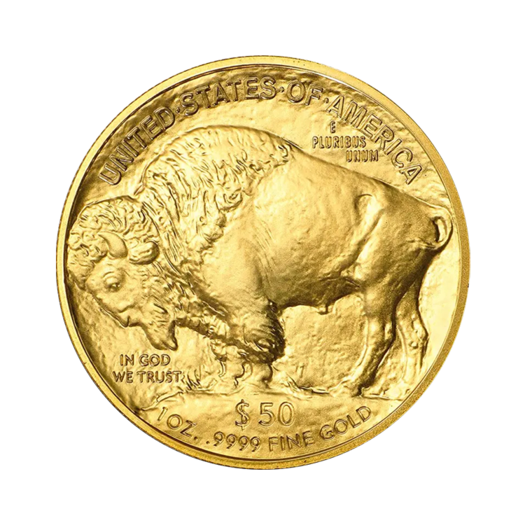 Voorzijde 1 troy ounce gouden American Buffalo munt