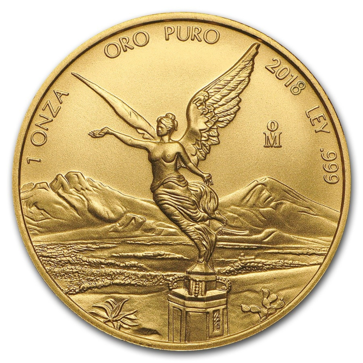 1 Troy ounce gouden munt Mexican Libertad 2018