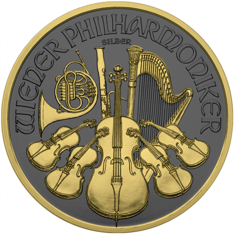1 Troy ounce zilveren munt Golden Ring - Philharmoniker 2019