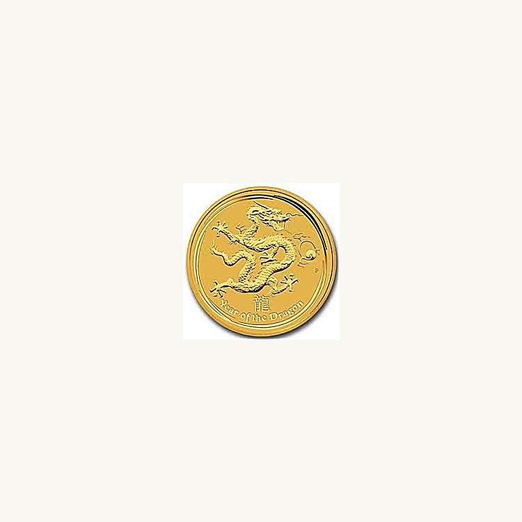1 Troy ounce gouden munt Lunar 2012