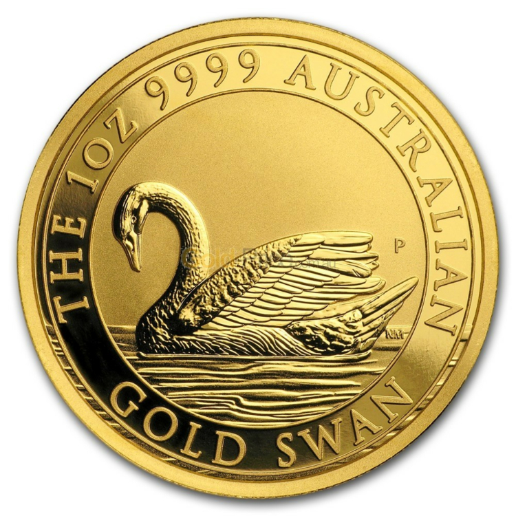 1 Troy ounce gouden munt Australian Swan 2017